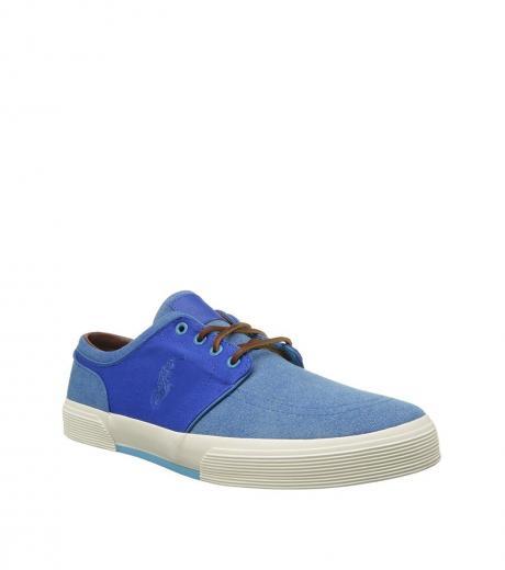 blue faxon low sneakers
