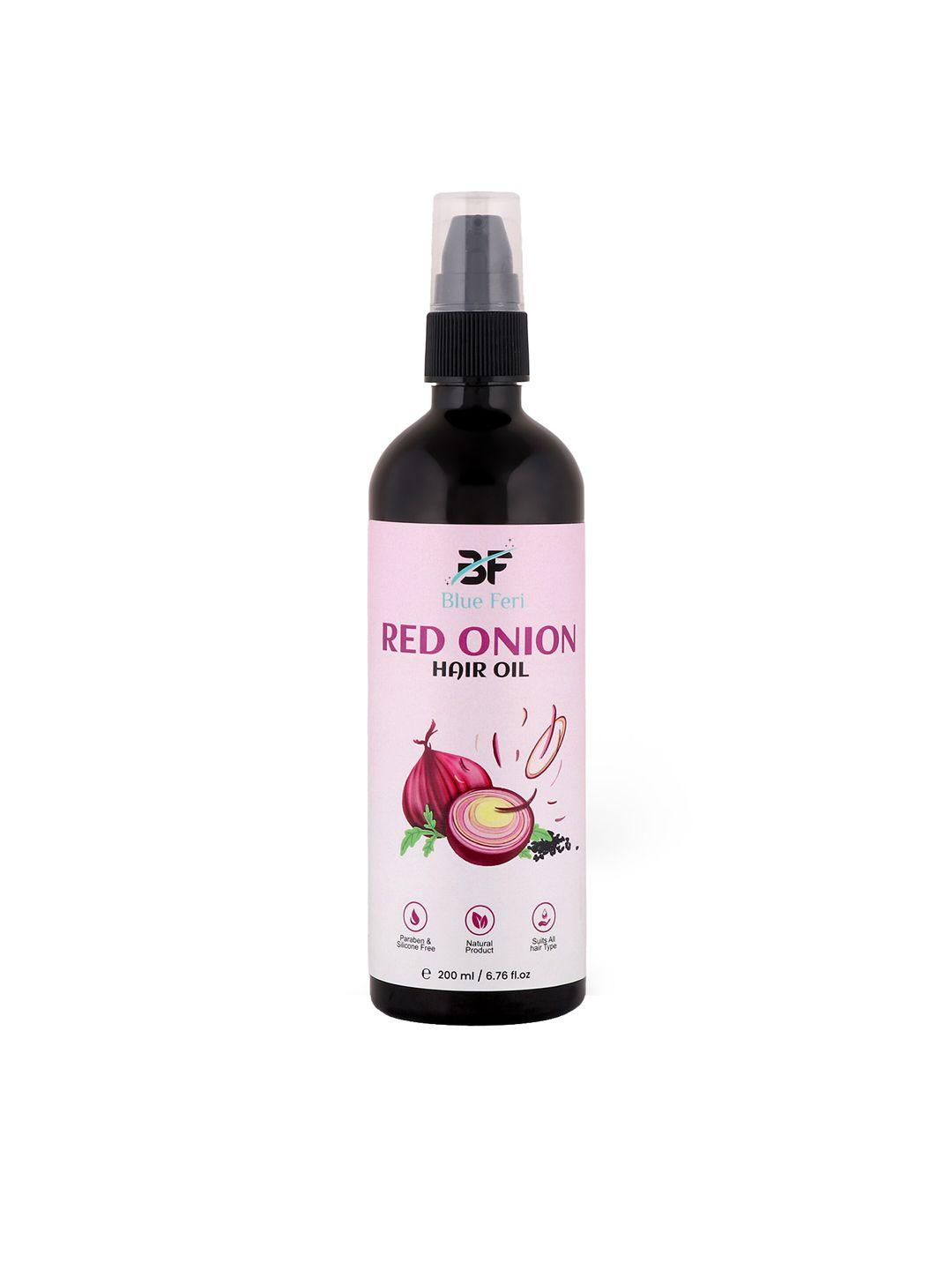 blue feri onion hair oil for hair growth & hair fall control 200 ml