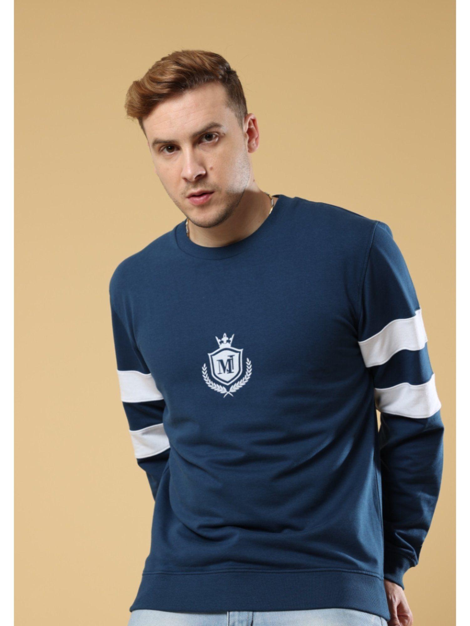 blue from flock crown sweatshirt