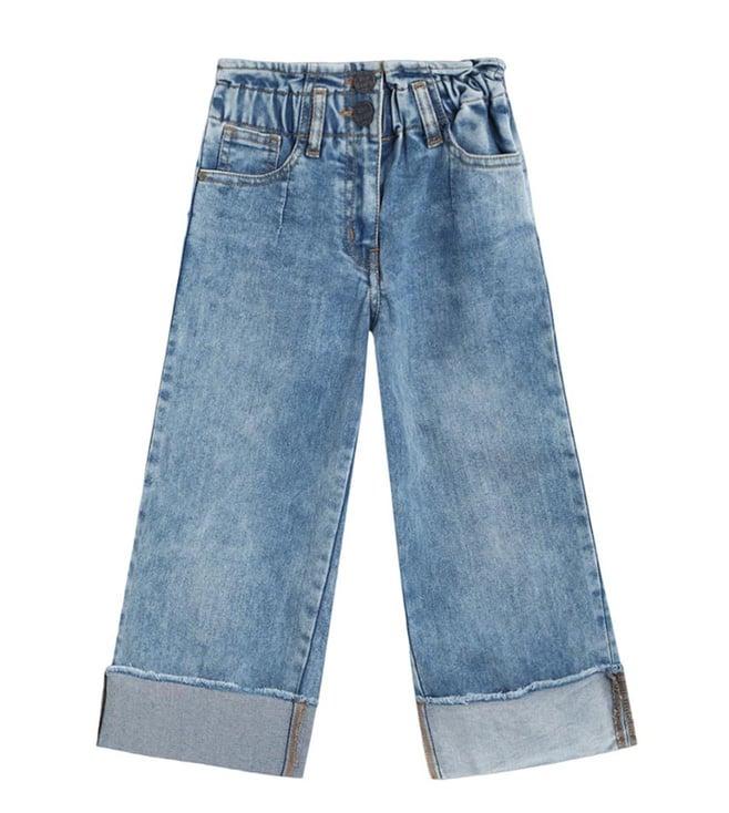 blue giraffe kids blue regular fit jeans