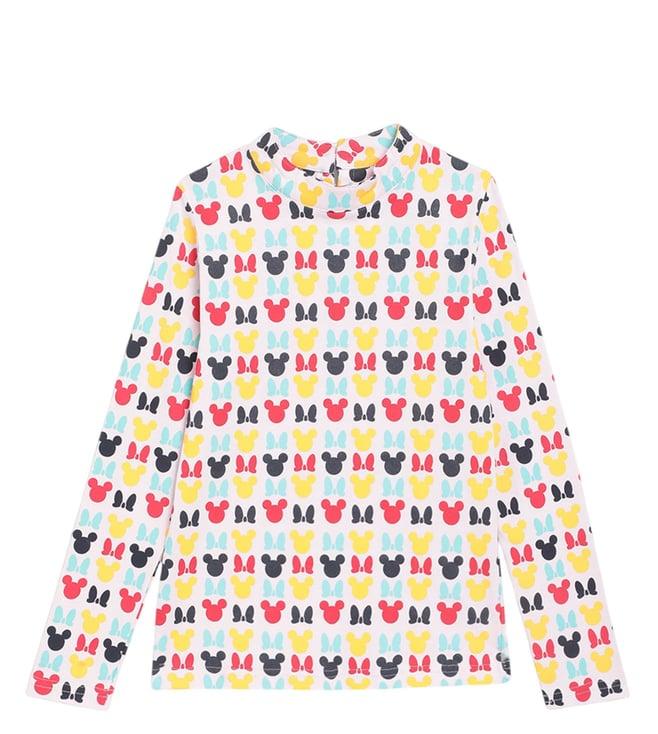 blue giraffe kids multi fashion printed regular fit top