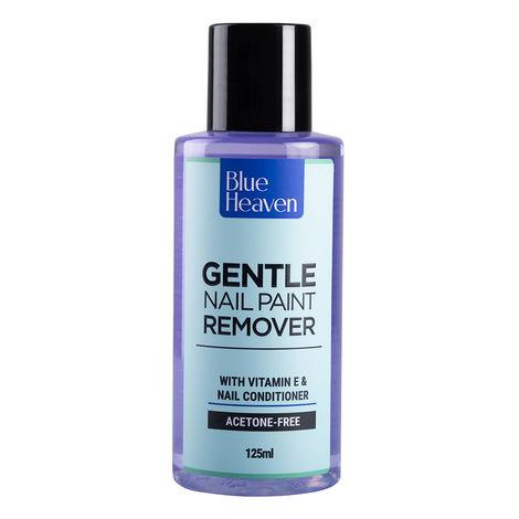 blue heaven gentle nail paint remover (125 ml)