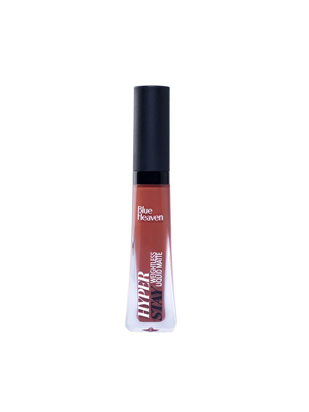 blue heaven hyperstay liquid matte lipcolor- ginger brown 12