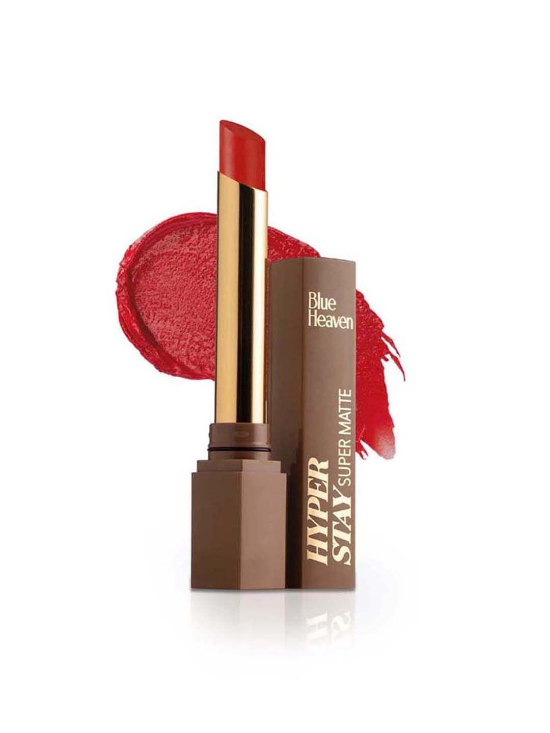 blue heaven hyperstay super matte transfer-proof lipstick - red rock 729