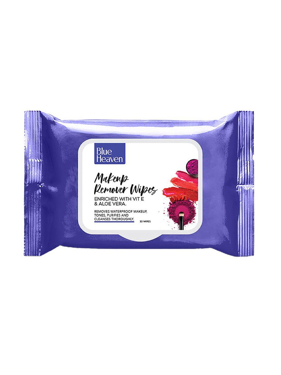 blue heaven makeup remover wipes - 30 pulls