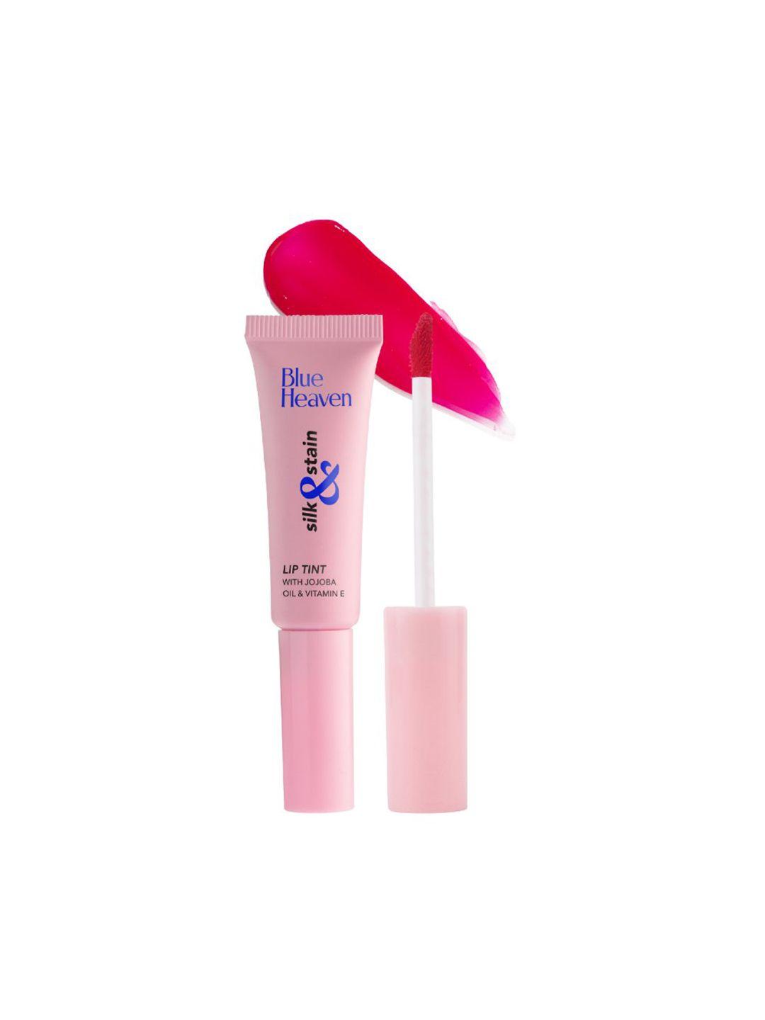 blue heaven silk & stain lip tint with jojoba oil & vitamin e 8 ml - showgirl pink
