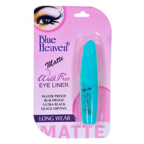 blue heaven walkfree matte eyeliner (green pack) (9 ml)