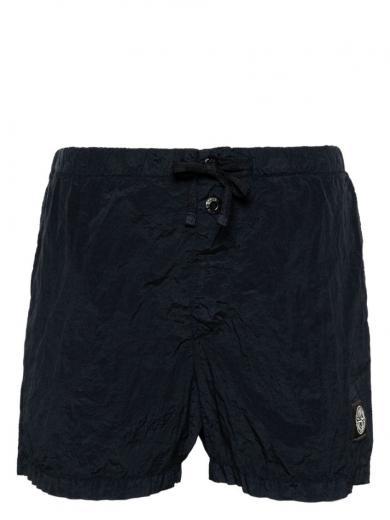 blue logo swim shorts