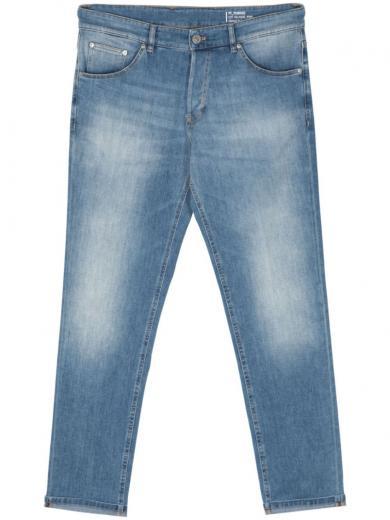 blue long skinny jeans