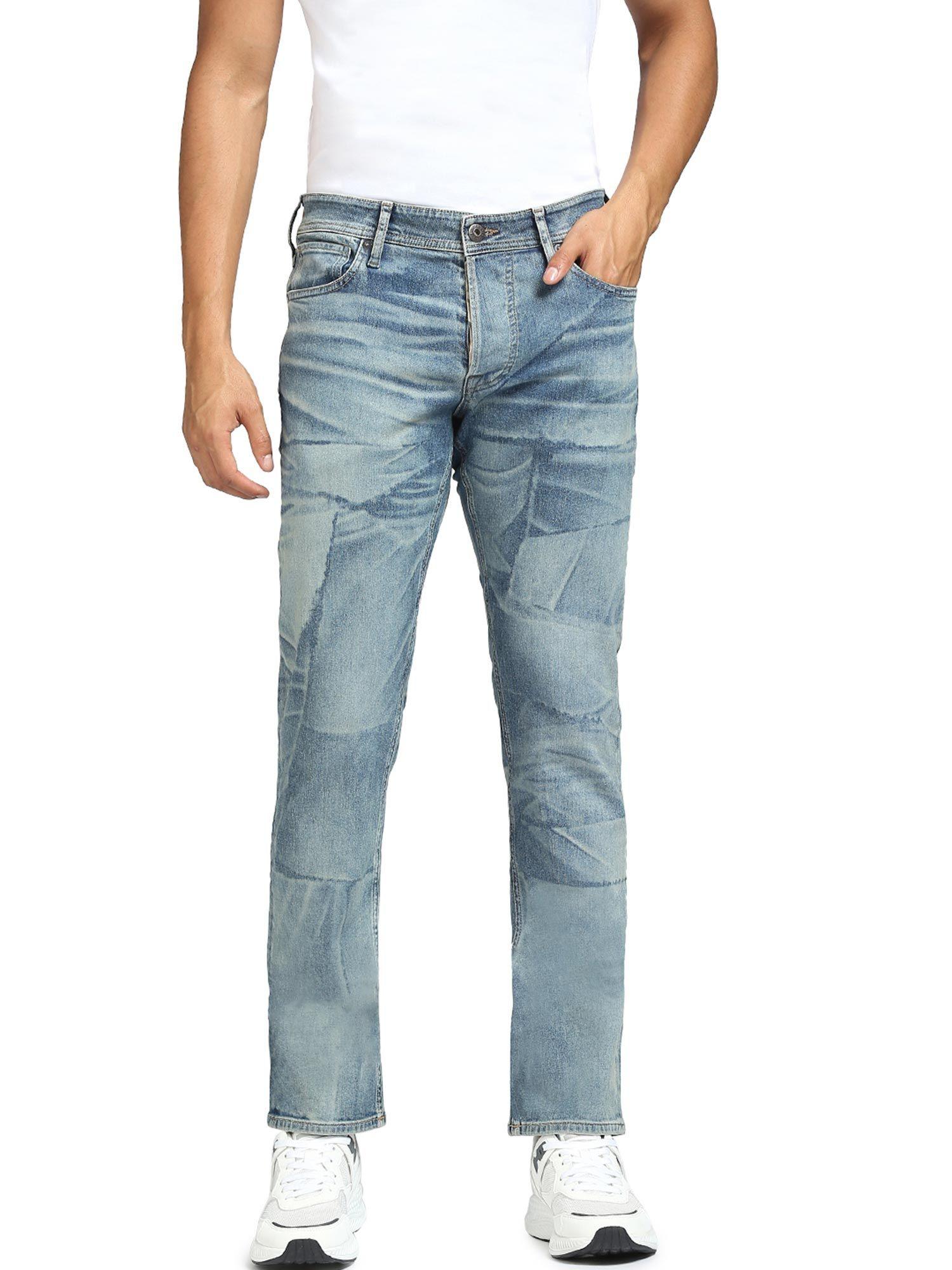 blue low rise glenn slim fit jeans