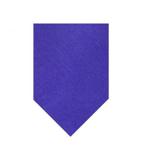 blue modern slim silk tie