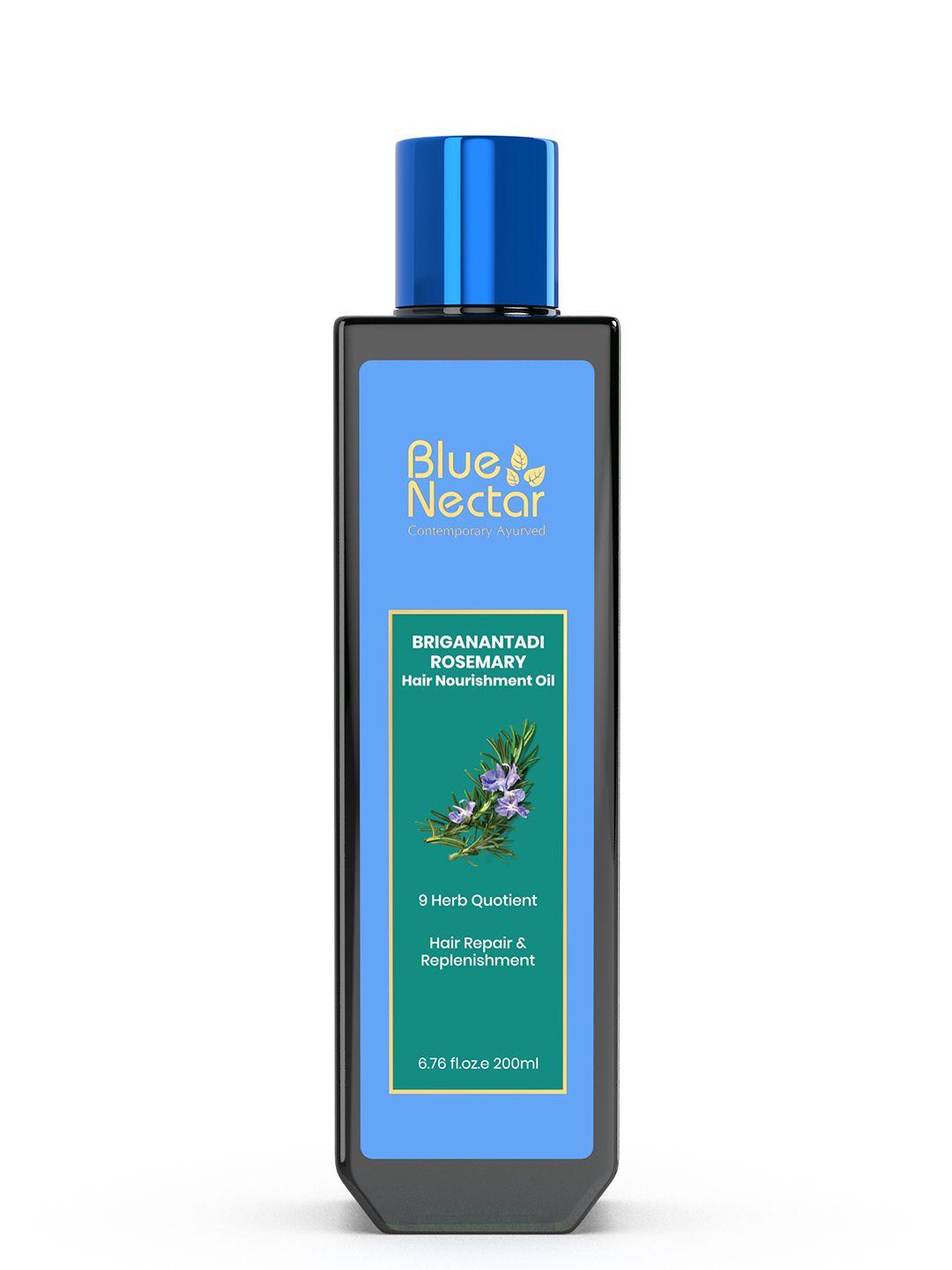 blue nectar briganantadi hair repair & treatment hair oil 9 herbs - 200 ml