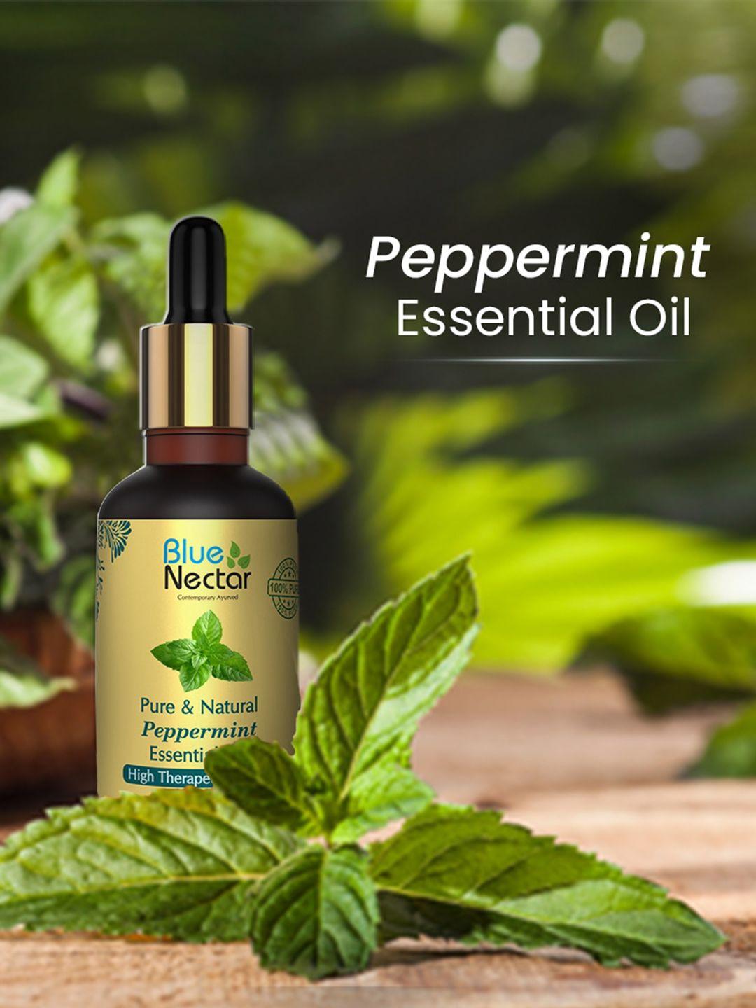 blue nectar pure & natural high therapeutic grade french peppermint essential oil - 15 ml