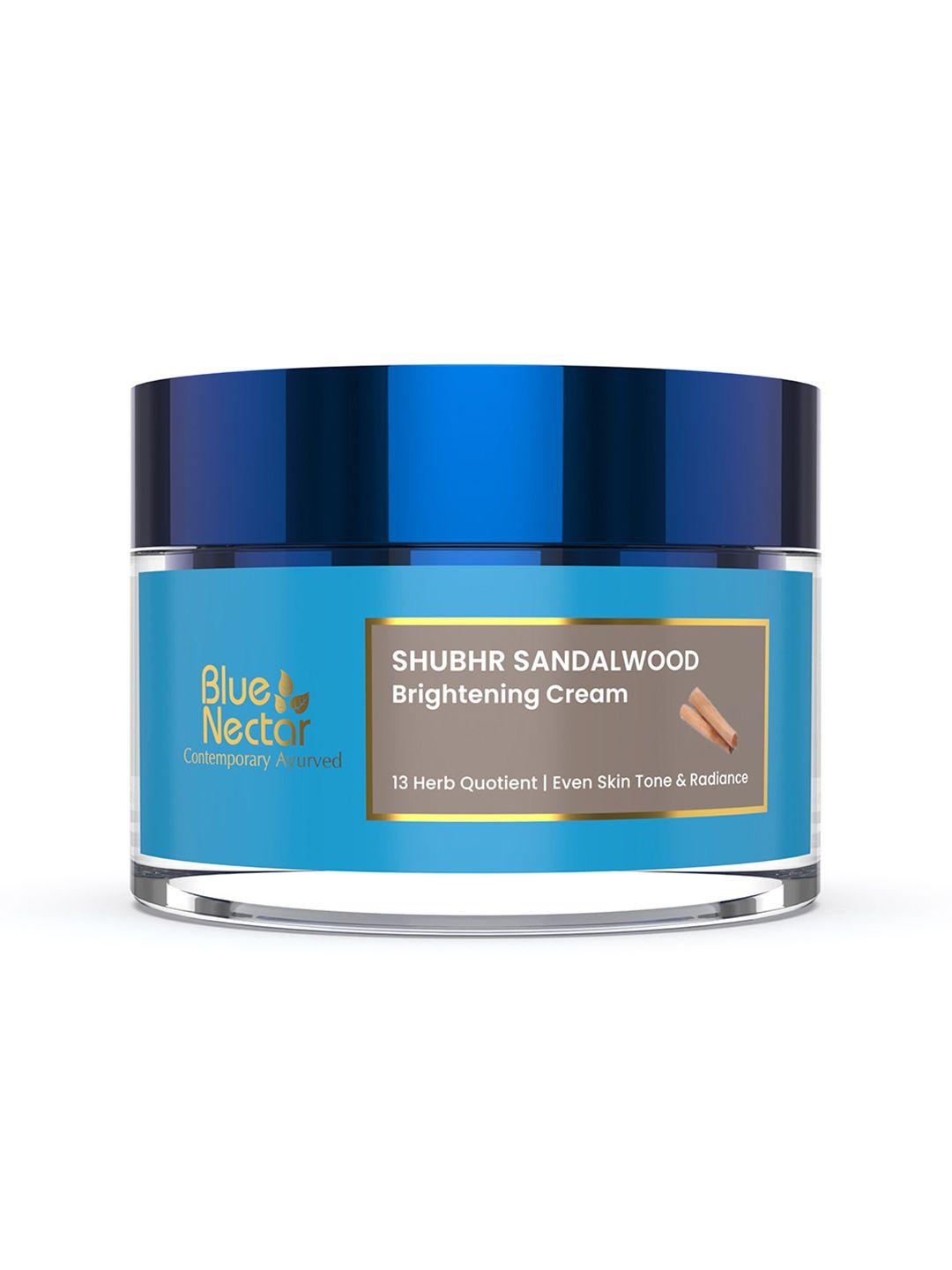 blue nectar sandalwood face cream for skin brightening and pigmentation - 50 g