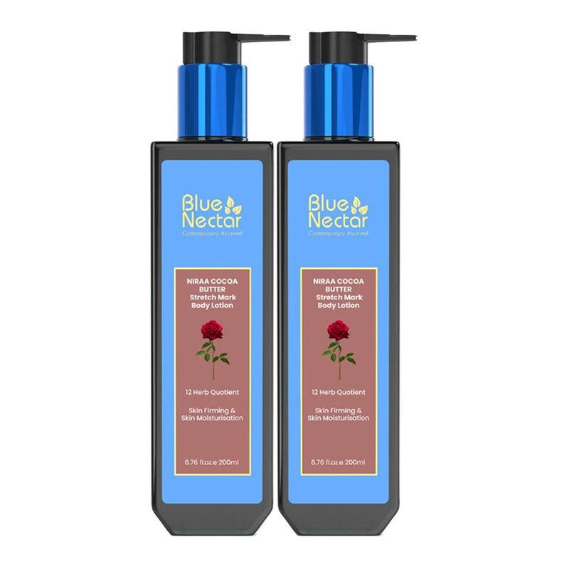blue nectar stretch mark body lotion - pack of 2