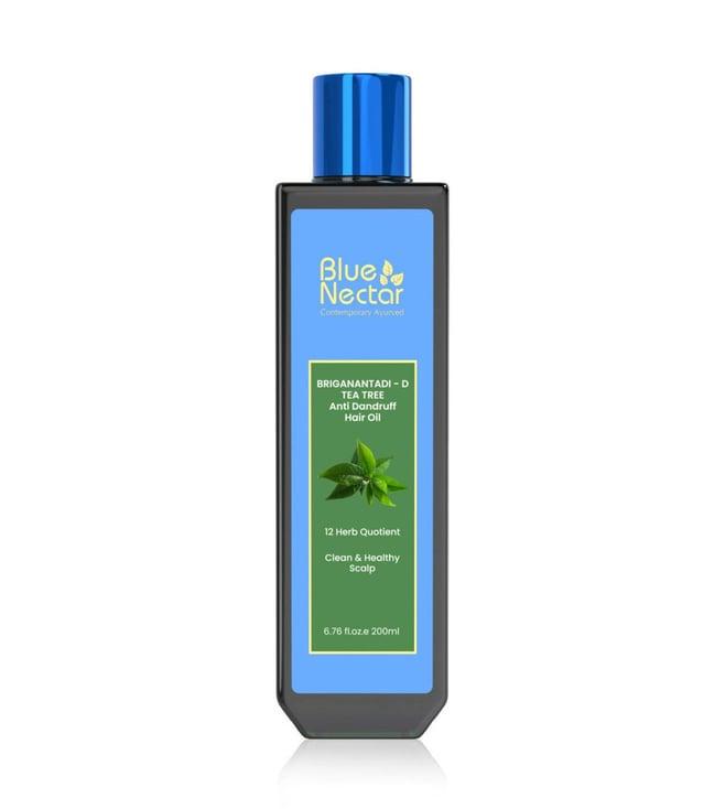 blue nectar tea tree dandruff & healthy scalp oil - 200 ml