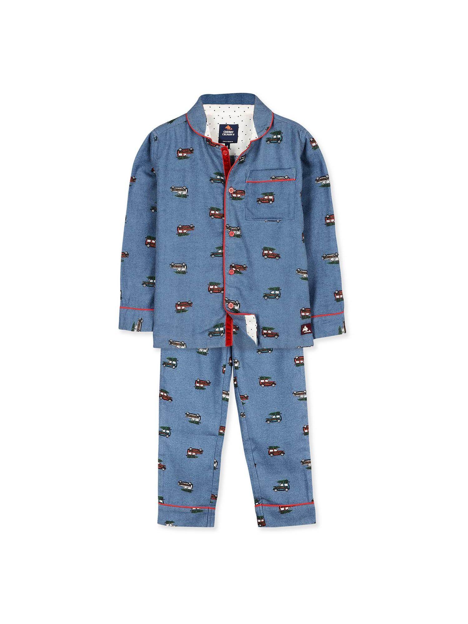 blue peter pan night suit (set of 2)