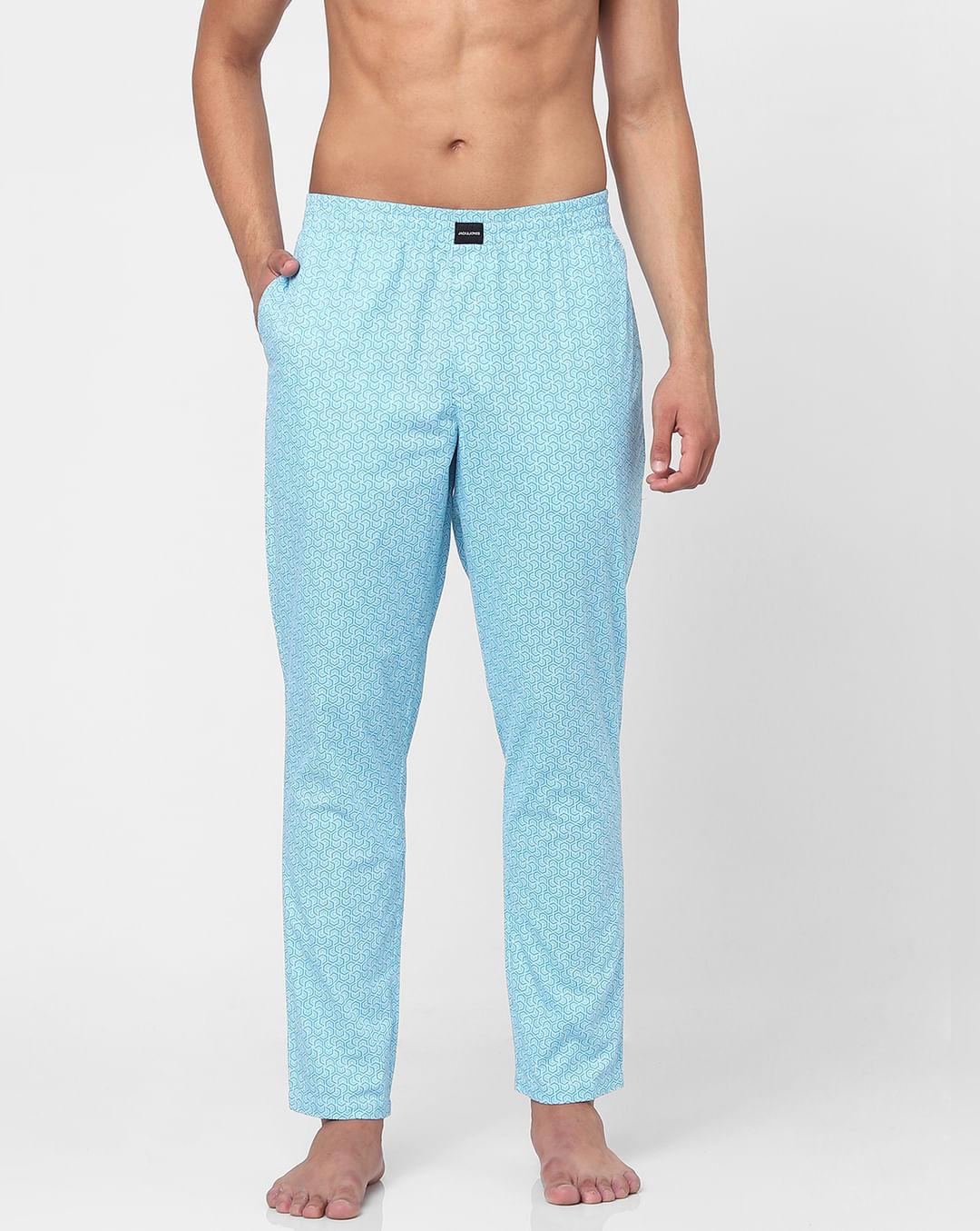 blue printed pyjamas