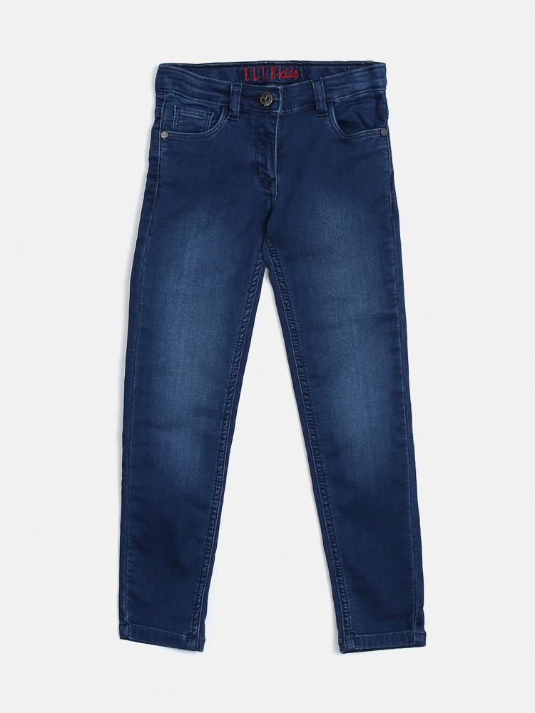 blue regular fit jeans