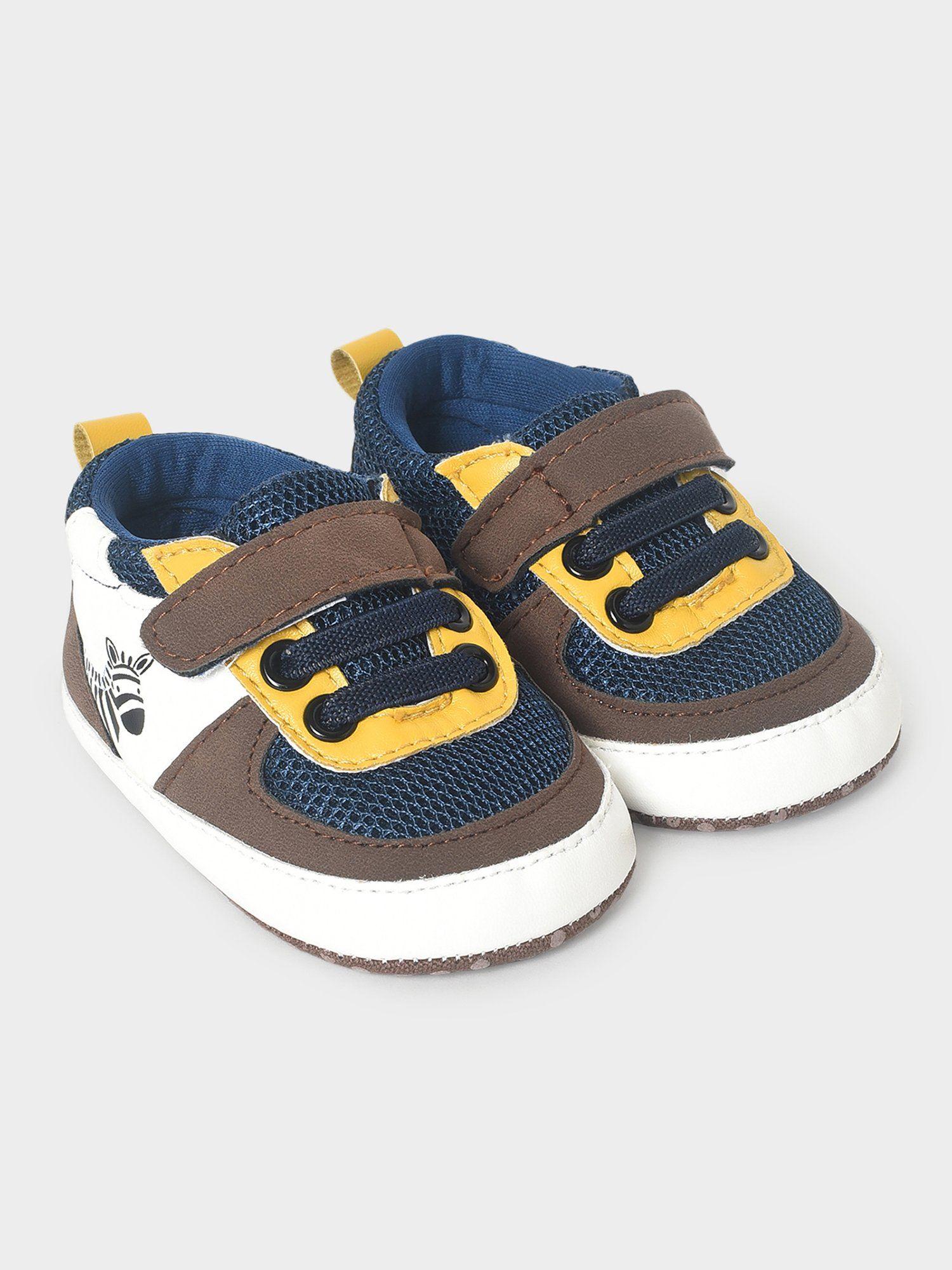 blue rexine shoes for boys