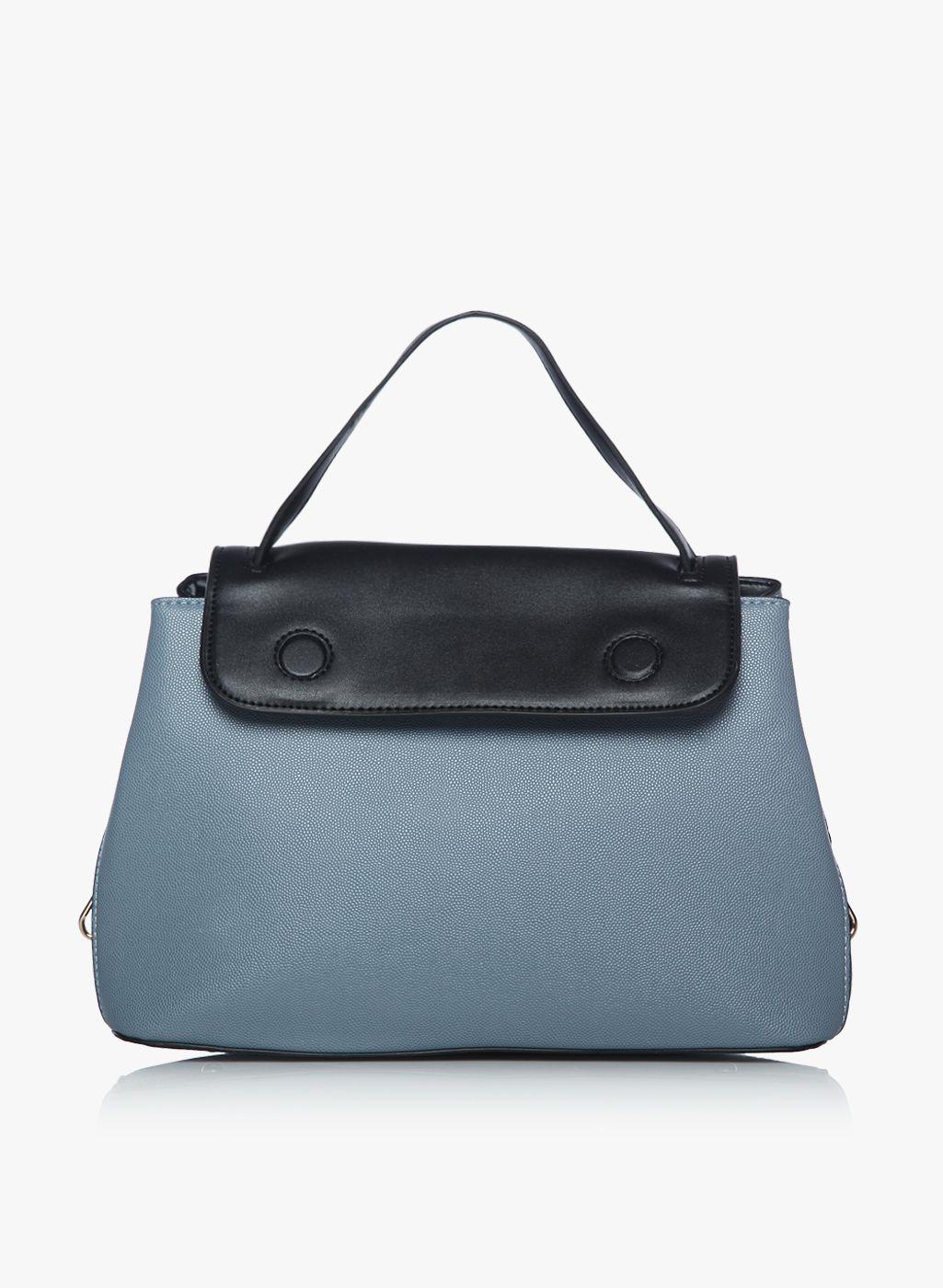 blue satchel bag