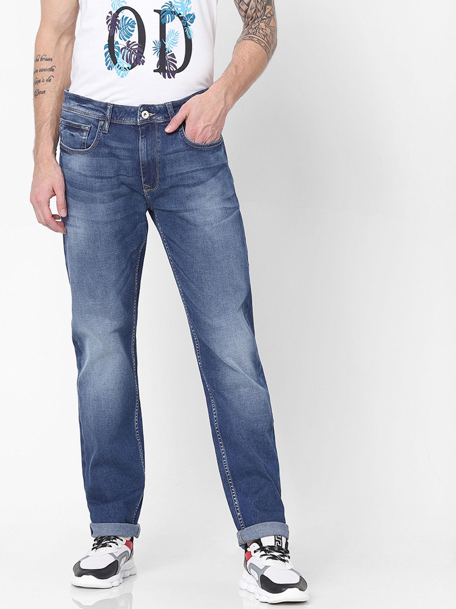 blue slim fit jeans