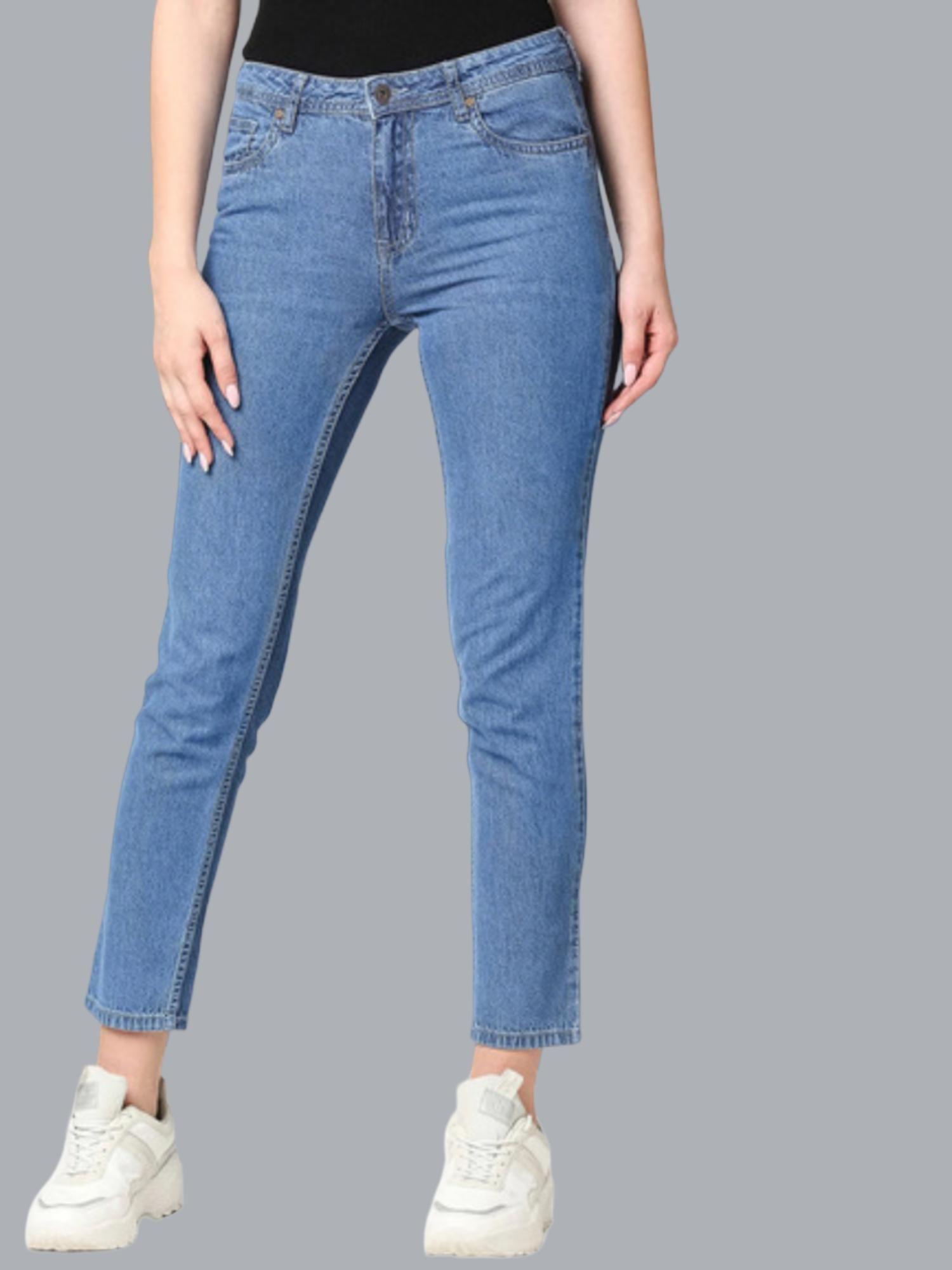 blue slim fit women jeans