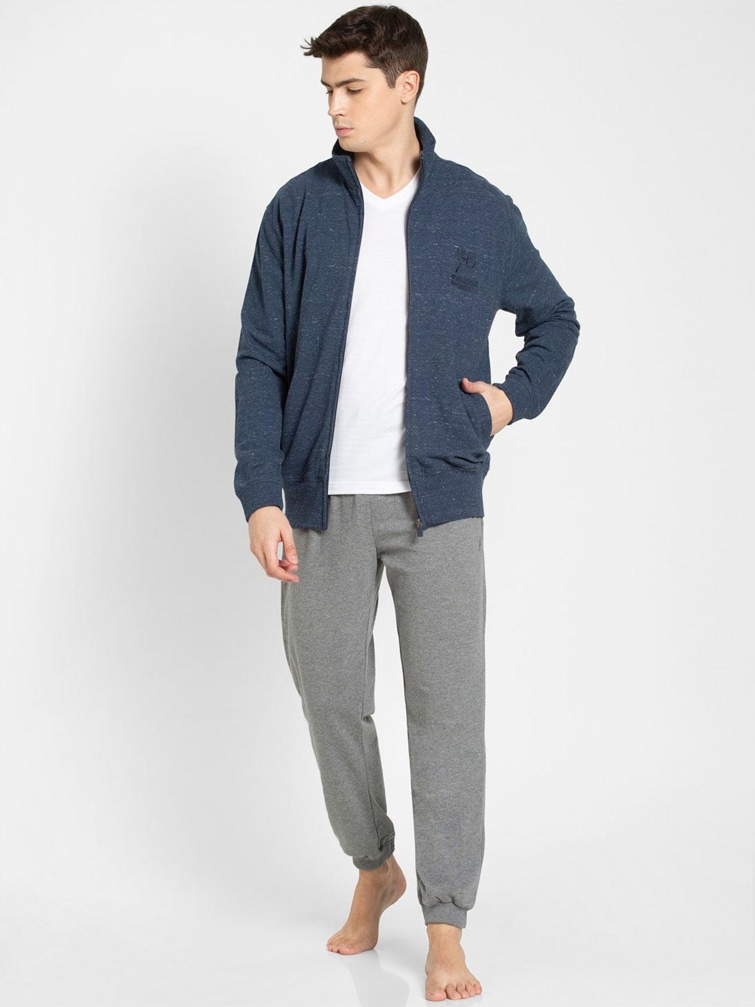 blue snow melange jacket