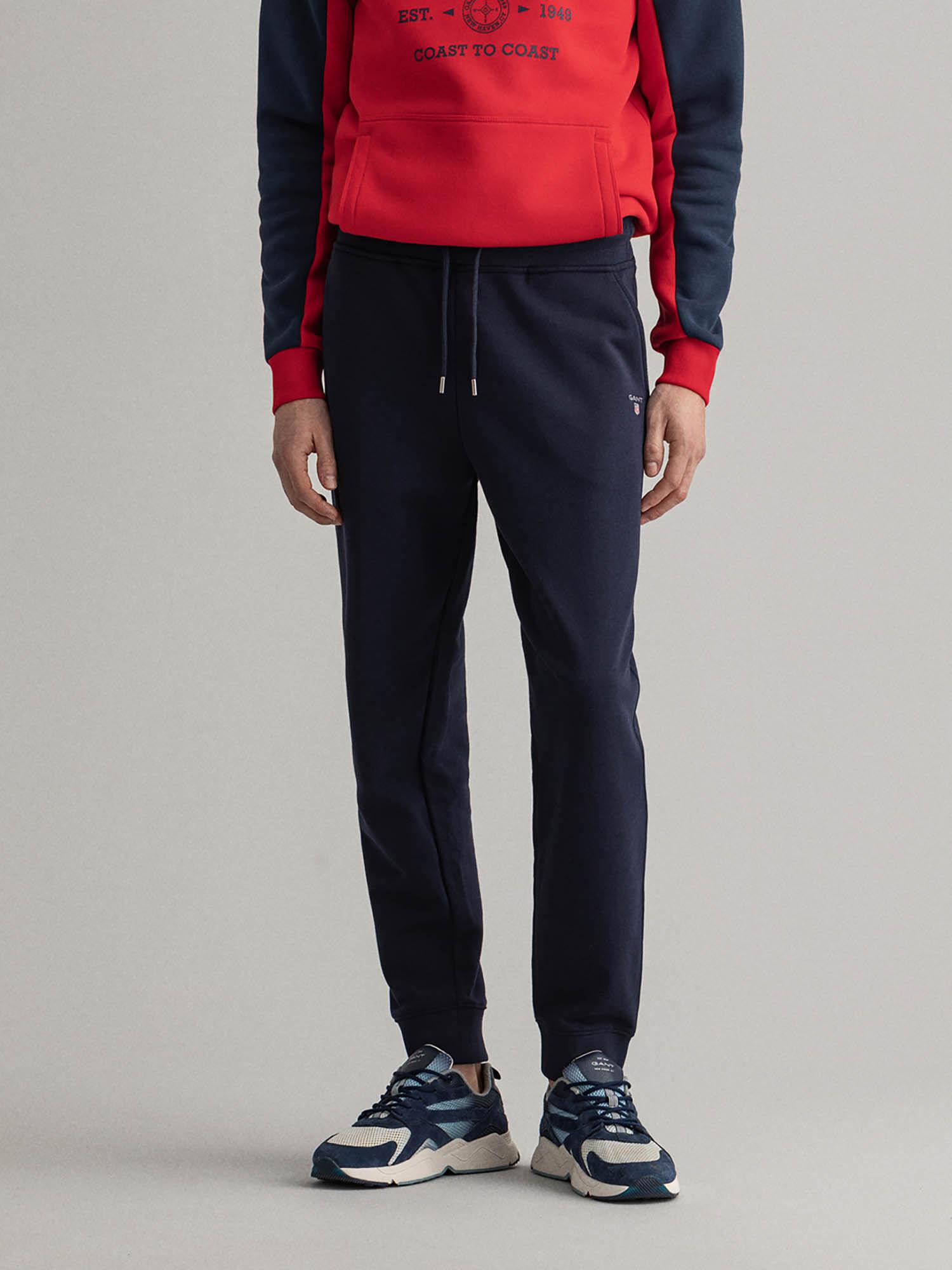 blue solid trackpant