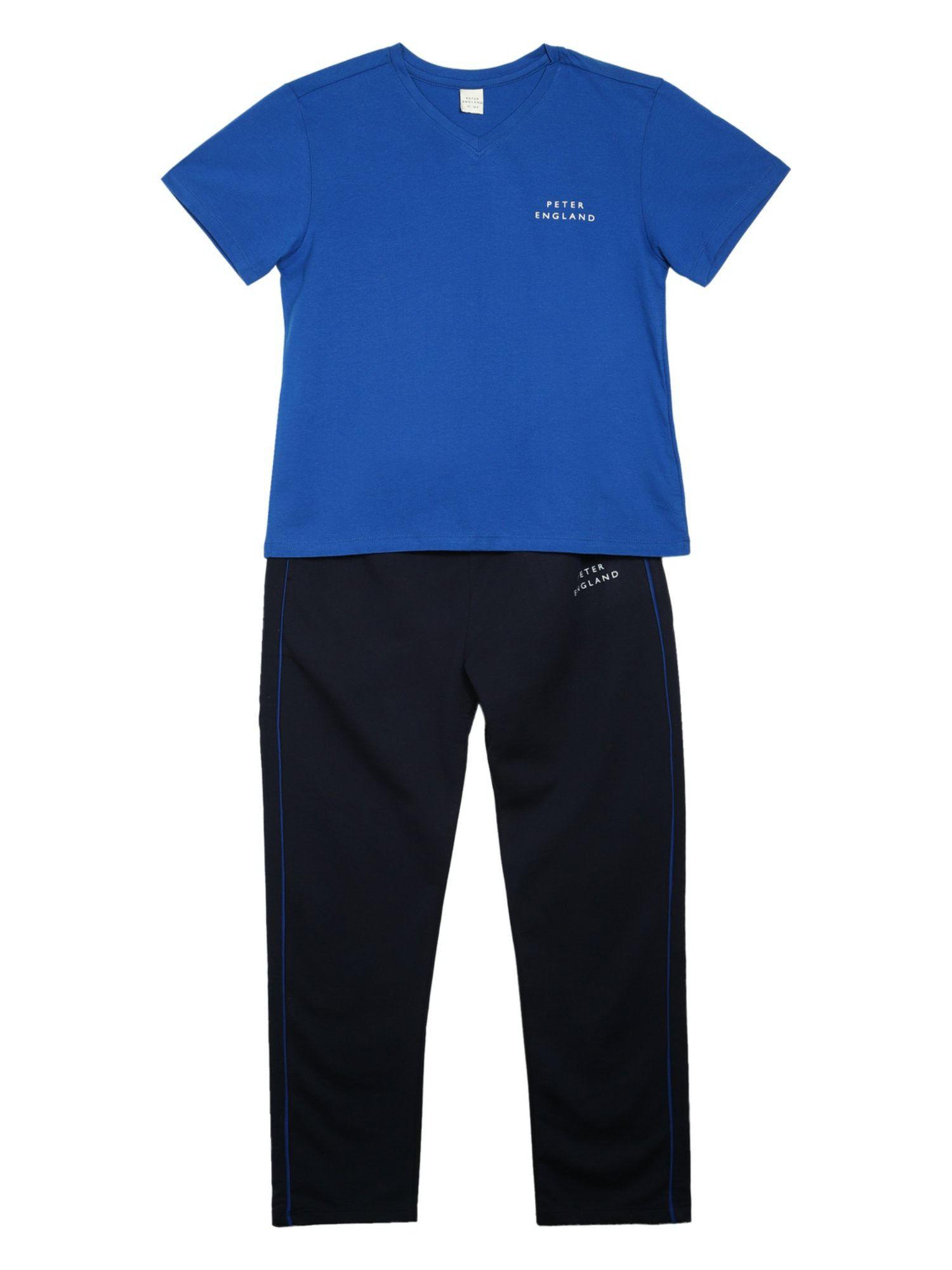 blue t-shirt and pants (set of 2)