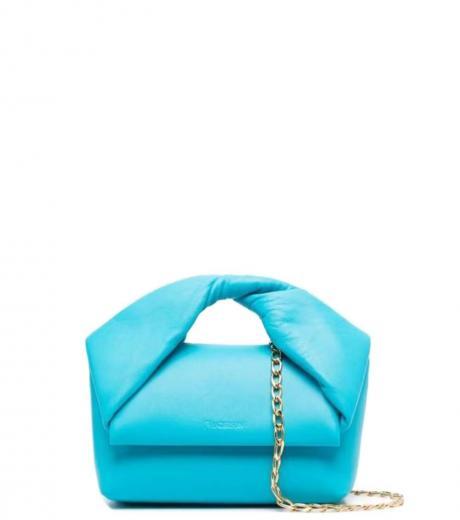 blue twister mini crossbody bag