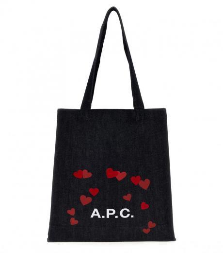 blue valentines day capsule lou shopping bag