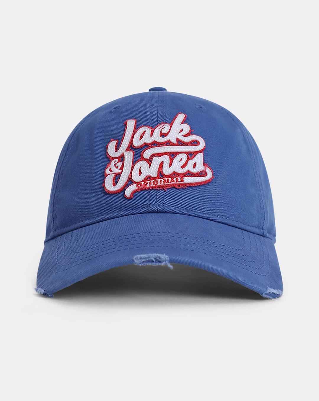blue varsity logo baseball cap