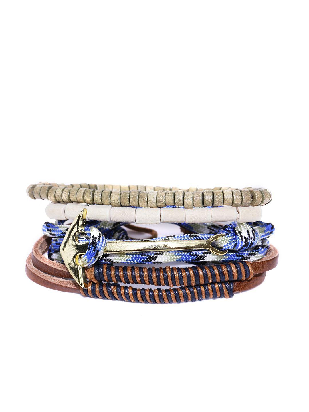 blueberry men set of 4 bracelets