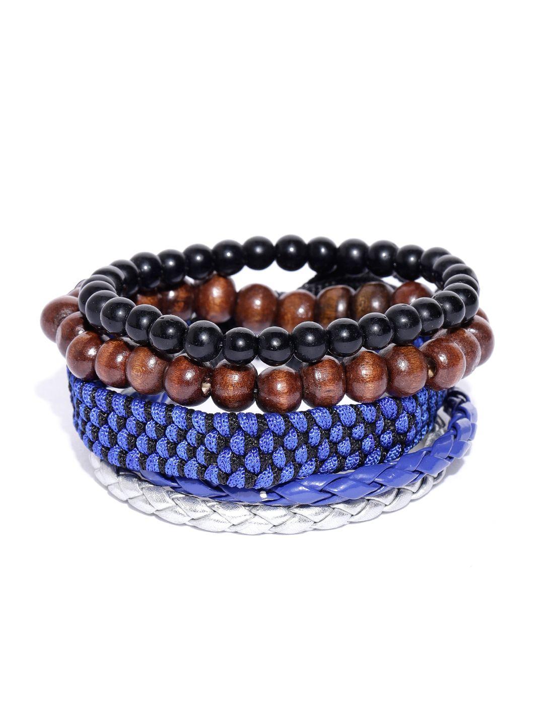 blueberry men set of 4 bracelets