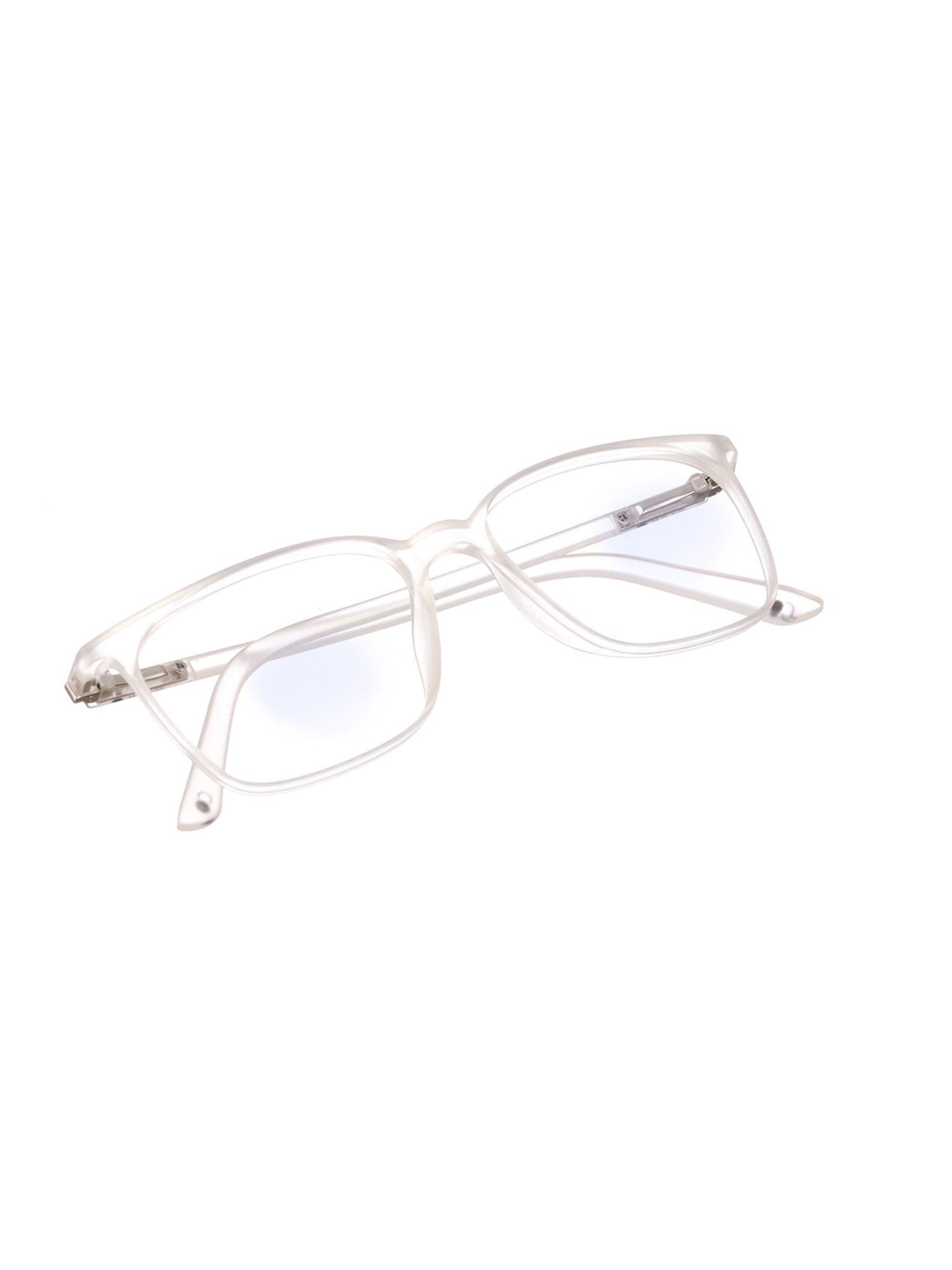 bluno square blue light blocking anti-glare zero power computer glasses unisex (41)