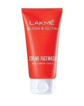 blush & glow strawberry creme face wash