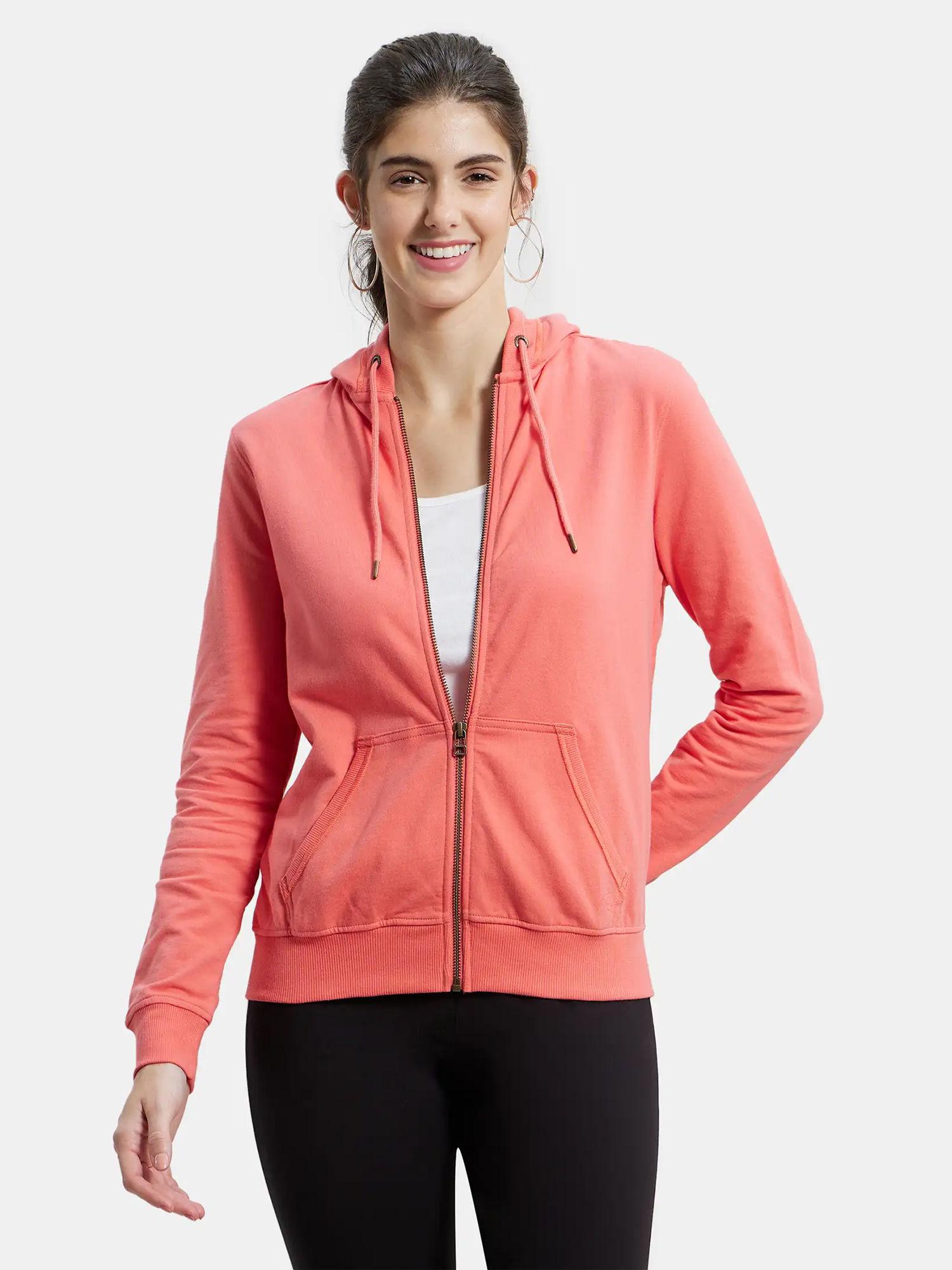 blush pink hoodie : style number - aw30