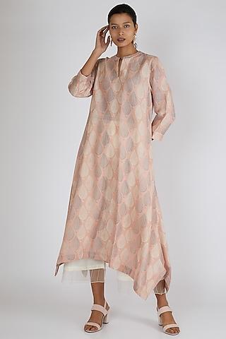 blush pink printed tunic