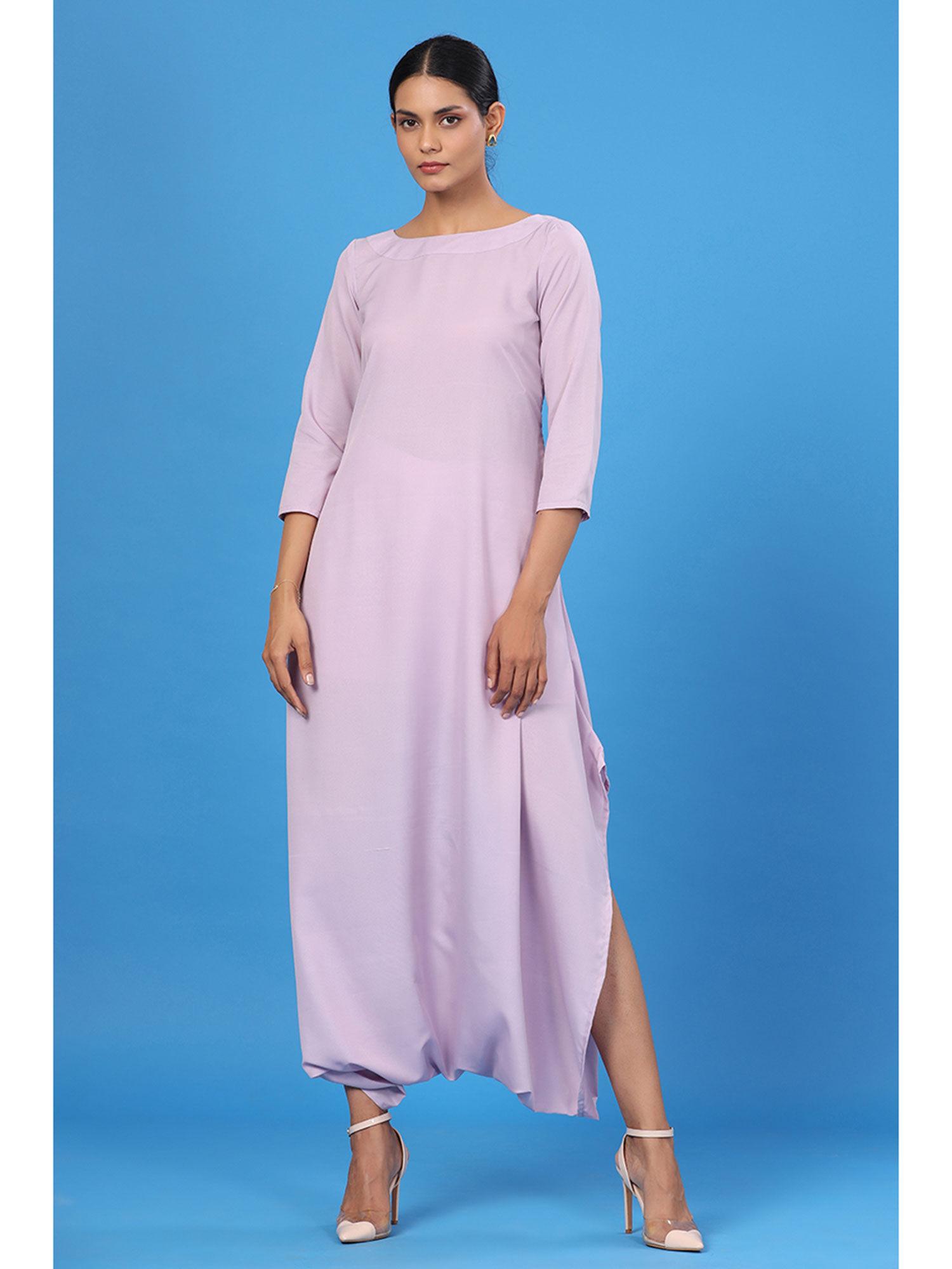 blush purple dhoti jumpsuit