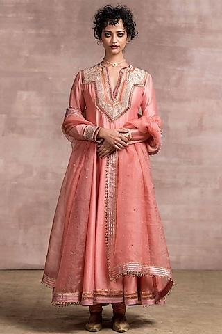 blush staple anarkali set