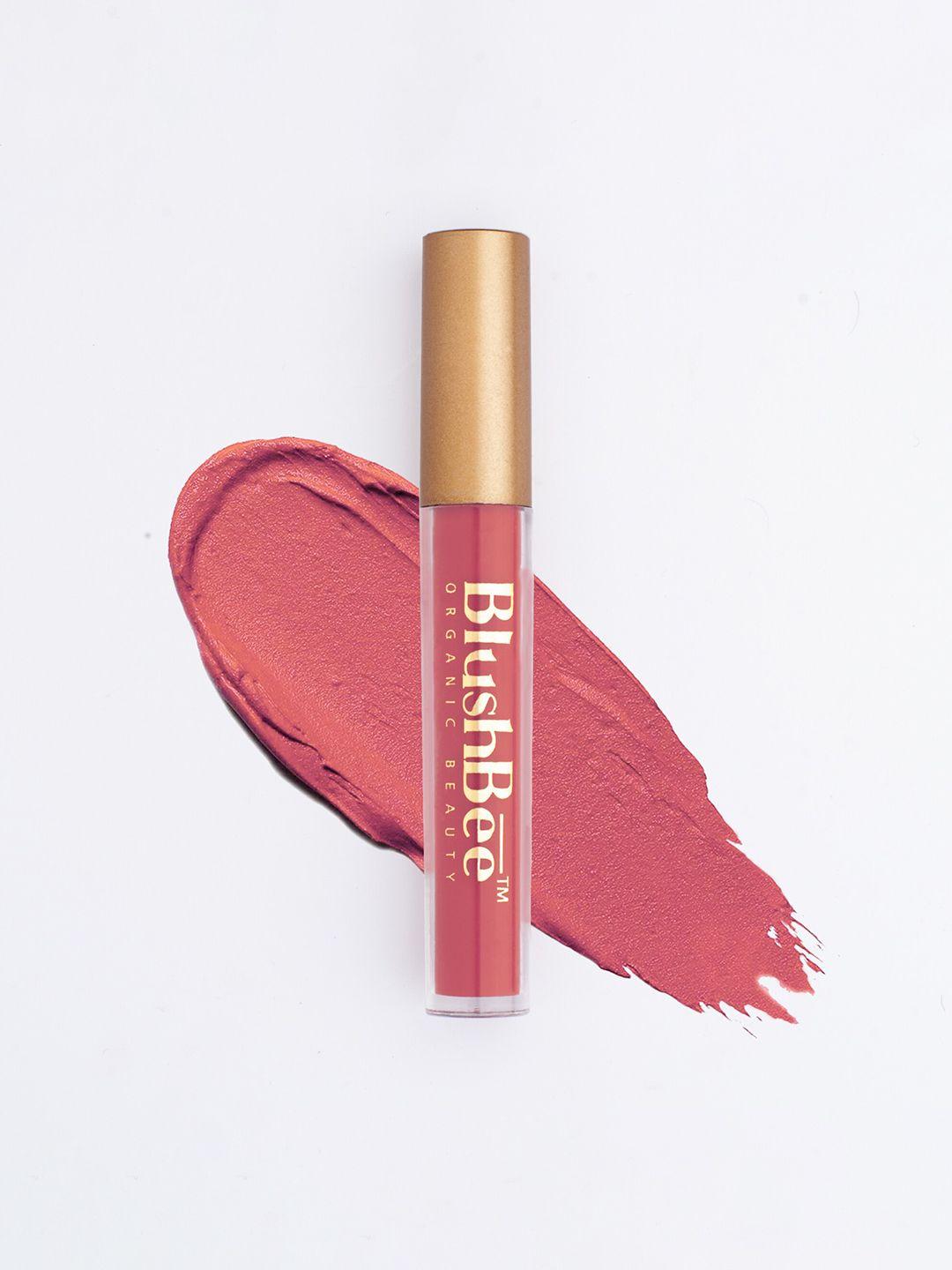 blushbee beauty highly pigmented vegan organic lip nourishing liquid lipstick 5 ml - hbd