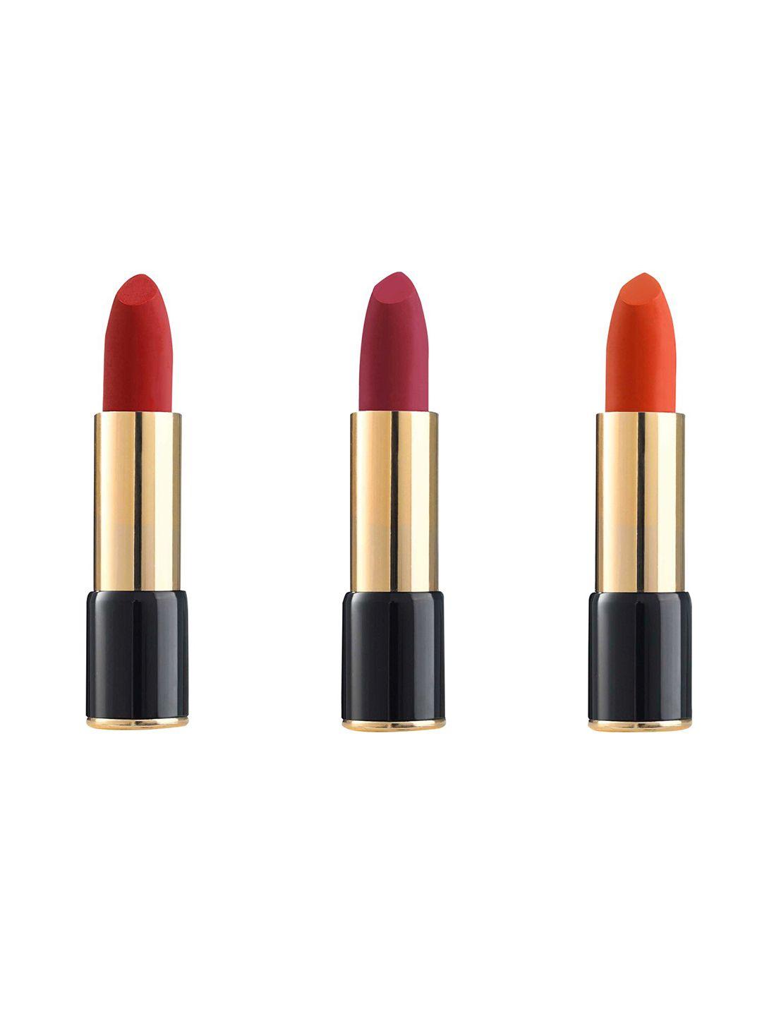 blushbee beauty set of 3 nourishing vegan matte lipsticks - bb01 + bb02 + bb05