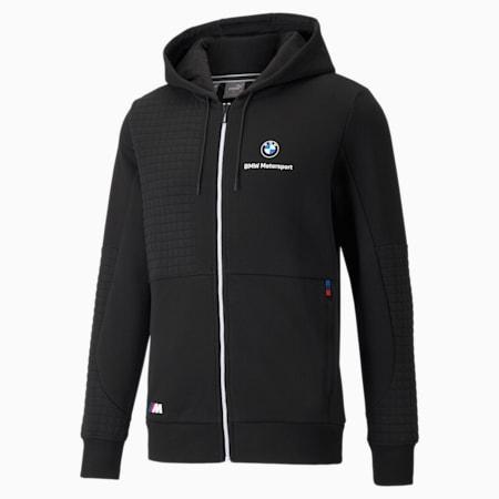 bmw m motorsport regular fit full-zip men's hoodie