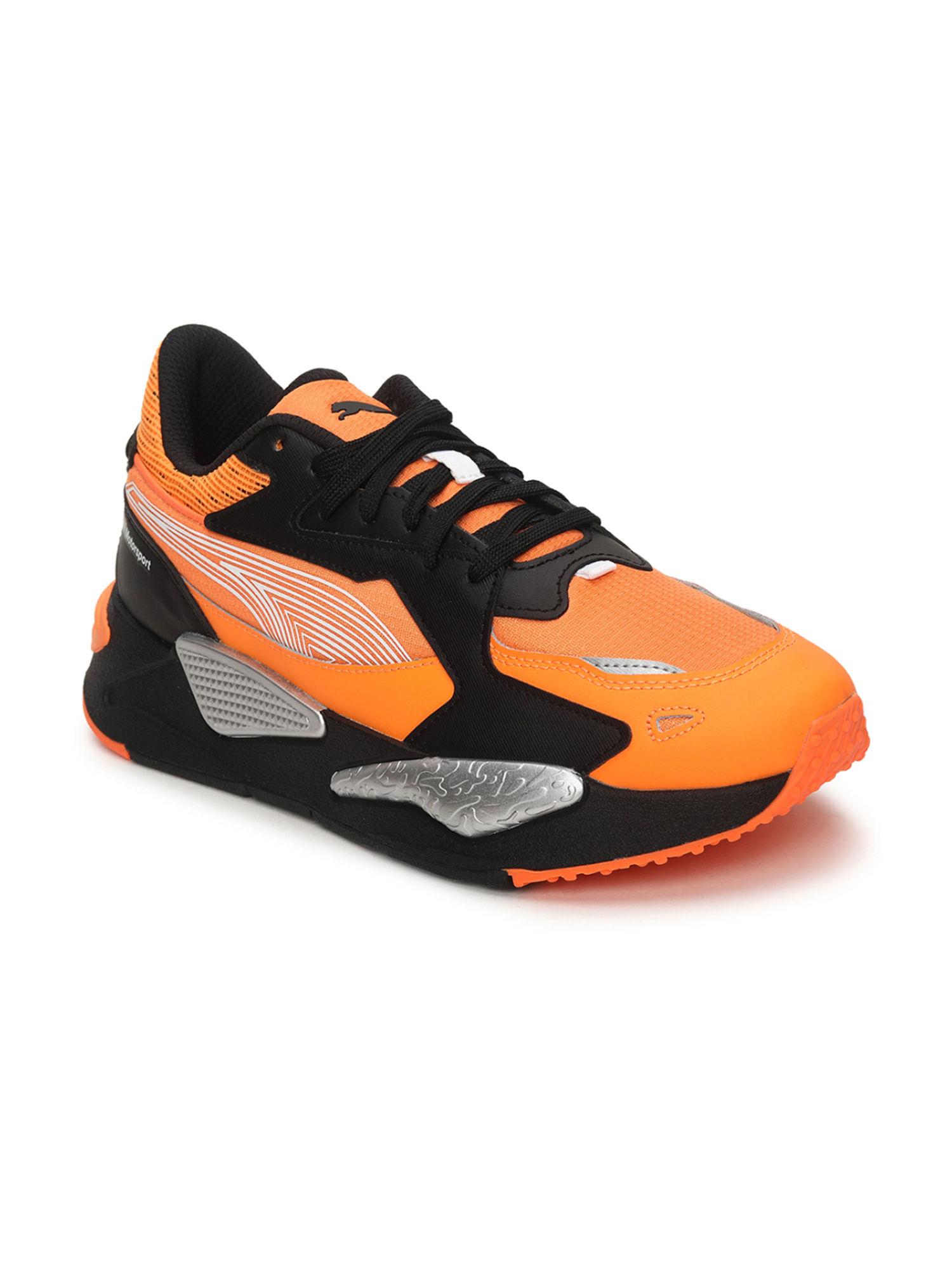 bmw m motorsport rs-z unisex orange sneakers