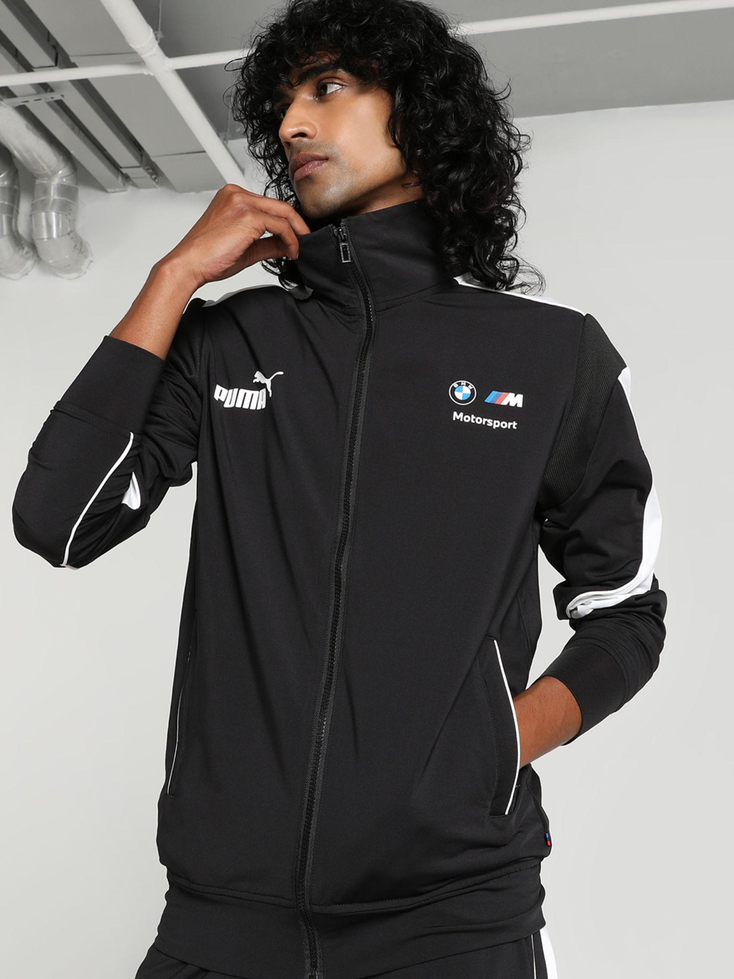 bmw mms mt7+ track slim mens black jacket