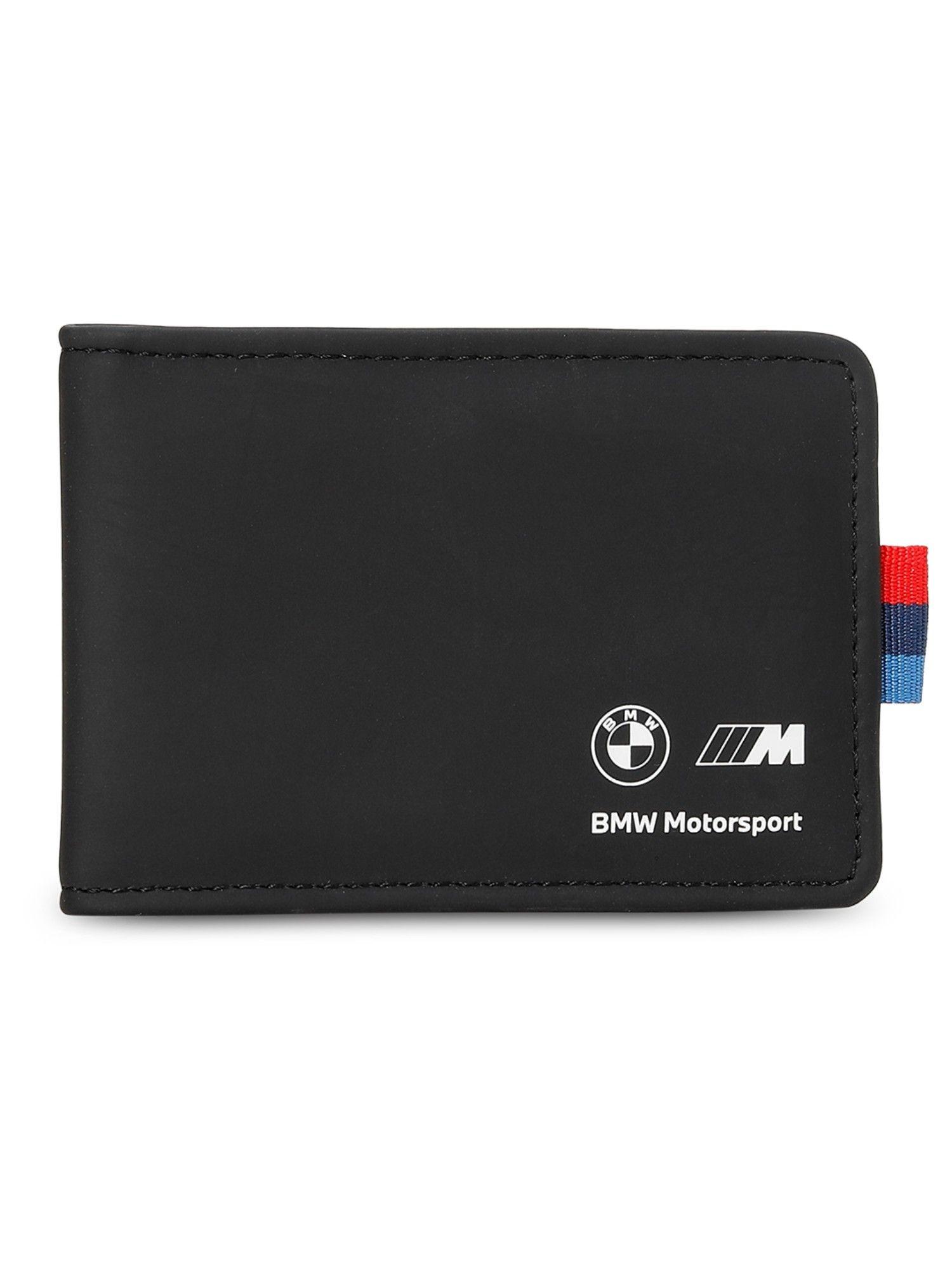 bmw mms small black wallet