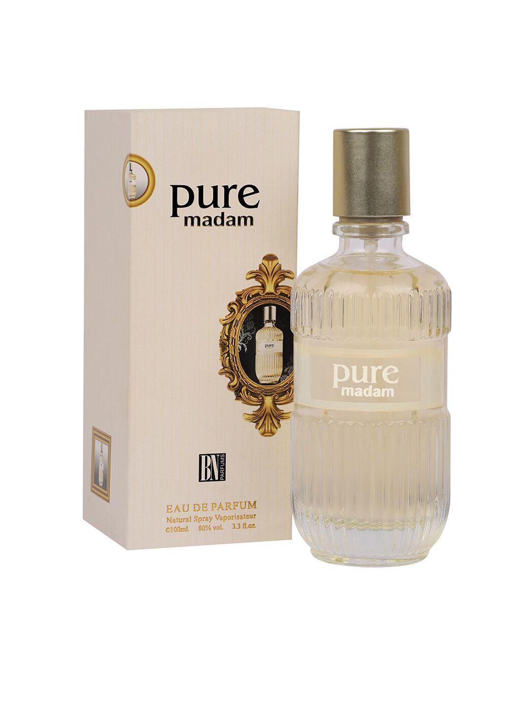bn parfums women pure madam long-lasting eau de parfum with soothing fragrance - 100ml