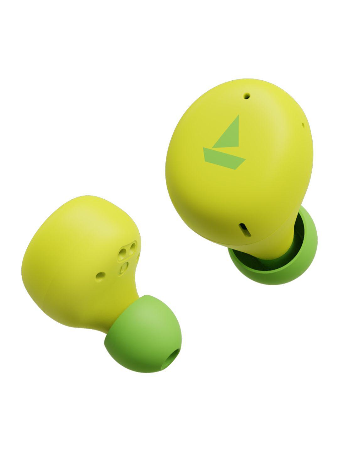 boat airdopes 381 m spirit lime tws earbuds with up to 20h playback
