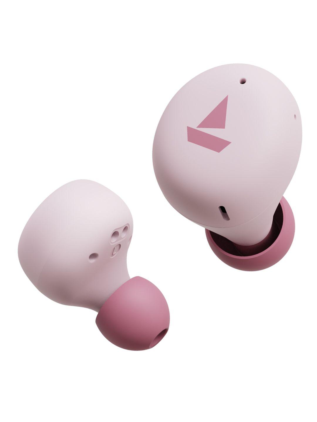 boat airdopes 381 m mint pink tws earbuds with up to 20h playback